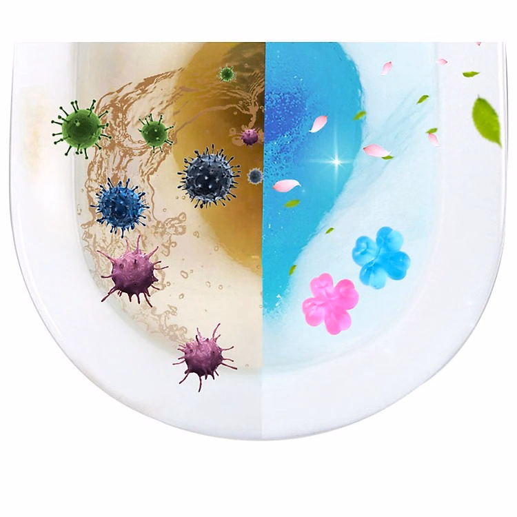Gel Khử Mùi Bồn Cầu, Toilet Hình Bông Hoa Hương Thơm Dễ Chịu Ctb210 - Bechip - Ảnh 12
