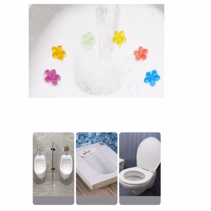 Gel Khử Mùi Bồn Cầu, Toilet Hình Bông Hoa Hương Thơm Dễ Chịu Ctb210 - Bechip - Ảnh 9