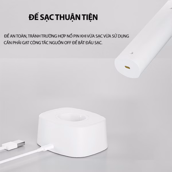 Vợt Muỗi Kiêm Đèn Bắt Muỗi 2 Trong 1 Pin Sạc Cổng Usb Cao Cấp 1500Mah Gd072 - Lady'S Passion - Ảnh 10