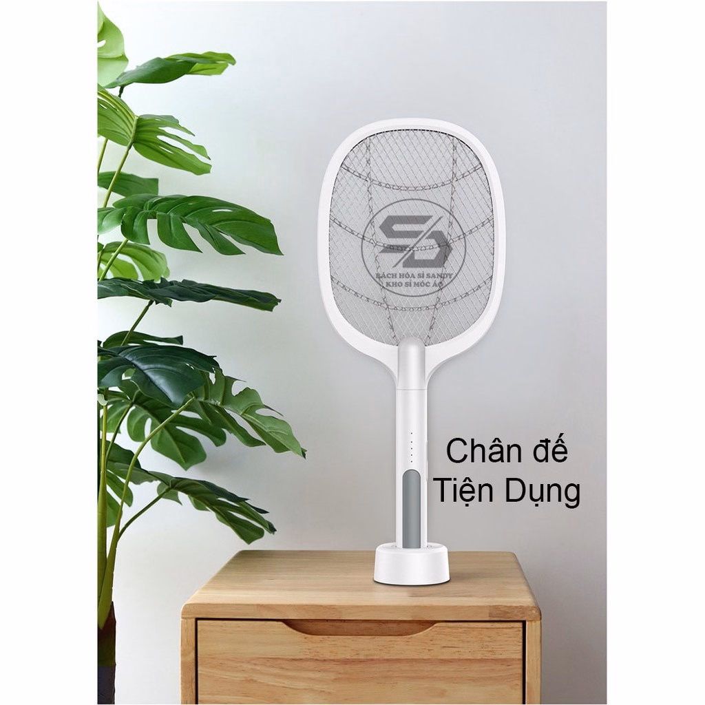 Vợt Muỗi Kiêm Đèn Bắt Muỗi 2 Trong 1 Pin Sạc Cổng Usb Cao Cấp 1500Mah Gd072 - Lady'S Passion - Ảnh 17
