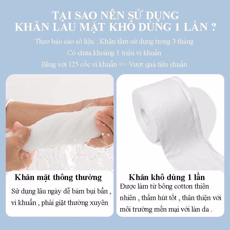 Khăn Mặt Khô Animerry Dùng 1 Lần Lau Khô, Lau Ướt , Giấy Lau Mặt Dùng Một Lần Loại Lớn Gd073 - Lady'S Passion - Ảnh 4