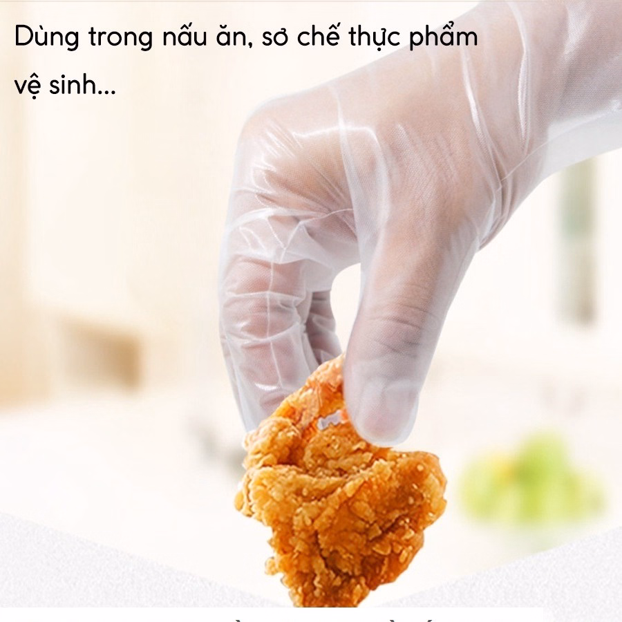 Set 100 Găng Tay Cao Su Tpe Dùng 1 Lần Victoria Làm Bếp Nấu Ăn Vệ Sinh Siêu Dai Hộp 100 Găng Tay Gd076 - Lady'S Passion - Ảnh 3