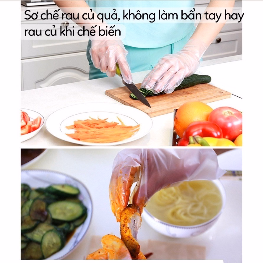 Set 100 Găng Tay Cao Su Tpe Dùng 1 Lần Victoria Làm Bếp Nấu Ăn Vệ Sinh Siêu Dai Hộp 100 Găng Tay Gd076 - Lady'S Passion - Ảnh 11
