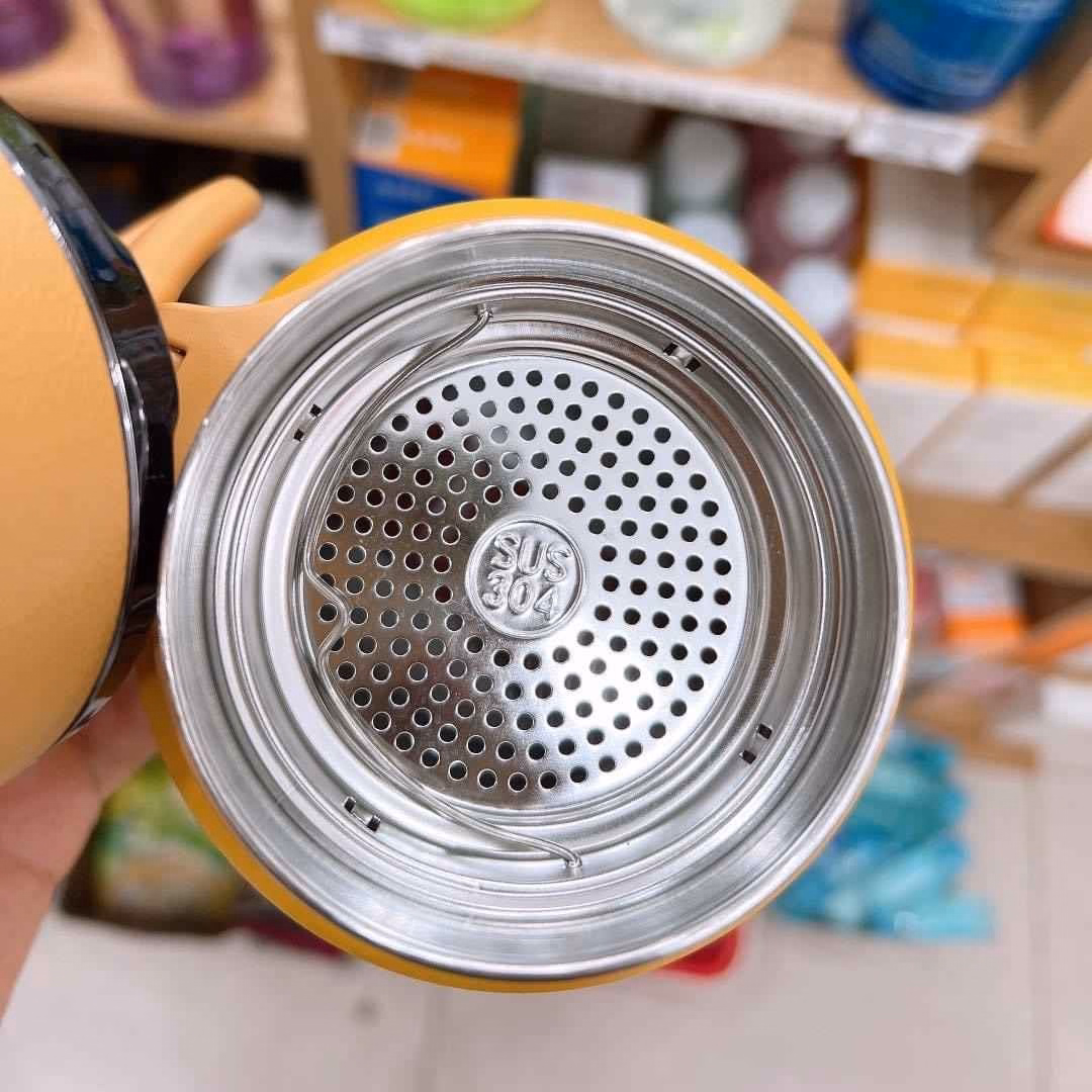 Bình Giữ Nhiệt Nhám Cao Cấp Baol Có Lưới Lọc 1280Ml - Gdn - Ảnh 3