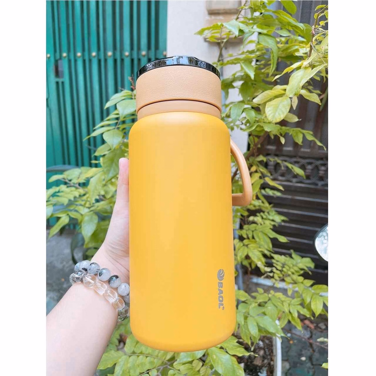 Bình Giữ Nhiệt Nhám Cao Cấp Baol Có Lưới Lọc 1280Ml - Gdn