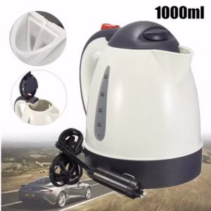 Ấm Siêu Tốc 12-24V Cho Ô Tô - Xe Tải - Xe Khách Dung Tích 1 Lít Dùng Tẩu Sạc Cực Kỳ Tiện Lợi Gd096 - Lady'S Passion