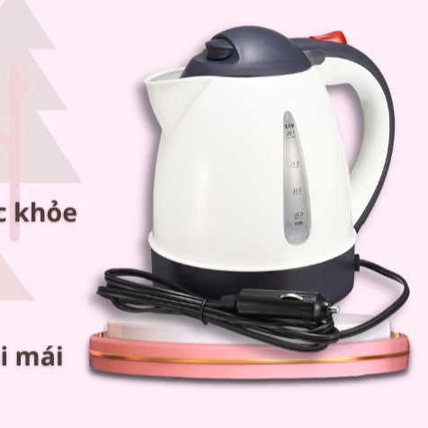 Ấm Siêu Tốc 12-24V Cho Ô Tô - Xe Tải - Xe Khách Dung Tích 1 Lít Dùng Tẩu Sạc Cực Kỳ Tiện Lợi Gd096 - Lady'S Passion - Ảnh 2