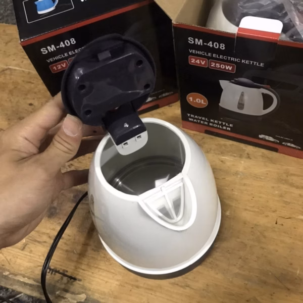 Ấm Siêu Tốc 12-24V Cho Ô Tô - Xe Tải - Xe Khách Dung Tích 1 Lít Dùng Tẩu Sạc Cực Kỳ Tiện Lợi Gd096 - Lady'S Passion - Ảnh 9
