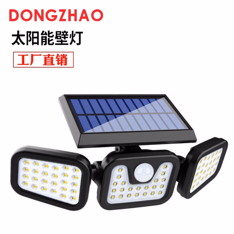 Đèn Năng Lượng Mặt Trời Cảm Biến Chuyển Động Siêu Sáng, 3 Đầu Xoay 360 Độ, Tích Điện Cao Cấp Gd100 - Lady'S Passion