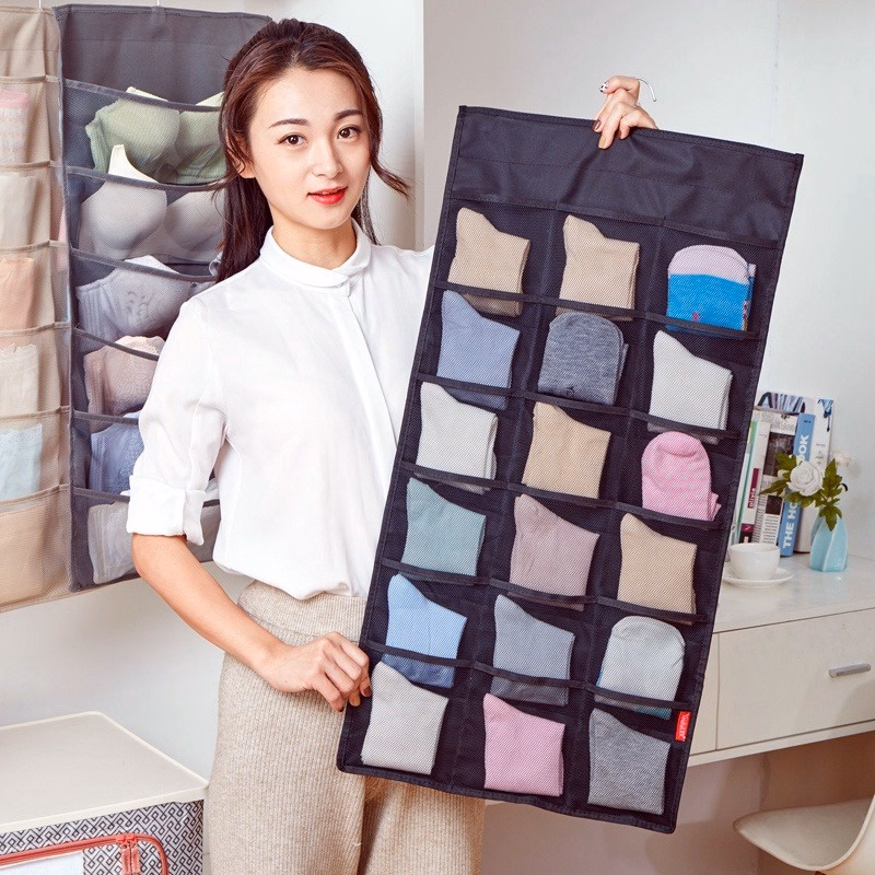 Túi Đựng Đồ Lót Có Móc Treo 2 Mặt 30 Ngăn Gd105 - Lady'S Passion - Ảnh 7