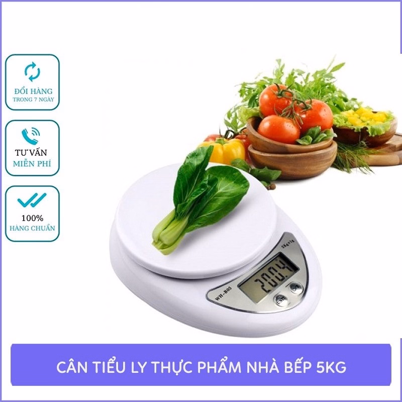 Cân Tiểu Ly Điện Tử Thực Phẩm Nhà Bếp Electronic Kitchen 5Kg Độ Chính Xác Cao Tuyệt Đối Gd118 - Lady'S Passion