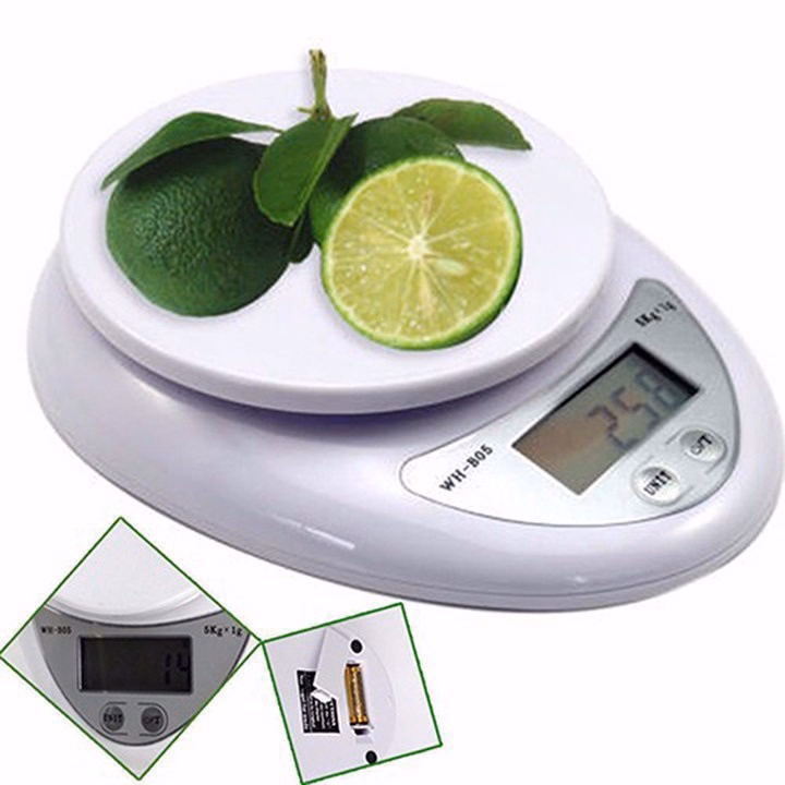 Cân Tiểu Ly Điện Tử Thực Phẩm Nhà Bếp Electronic Kitchen 5Kg Độ Chính Xác Cao Tuyệt Đối Gd118 - Lady'S Passion - Ảnh 5
