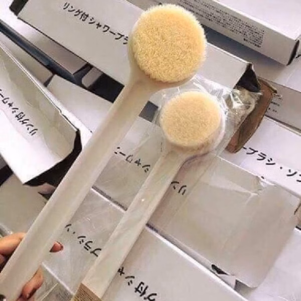 Bàn Chải Cọ Lưng Khi Tắm Nhật Bản Muji Hàng Loại 1 Có Hộp Cao Cấp Gd122 - Lady'S Passion - Ảnh 2