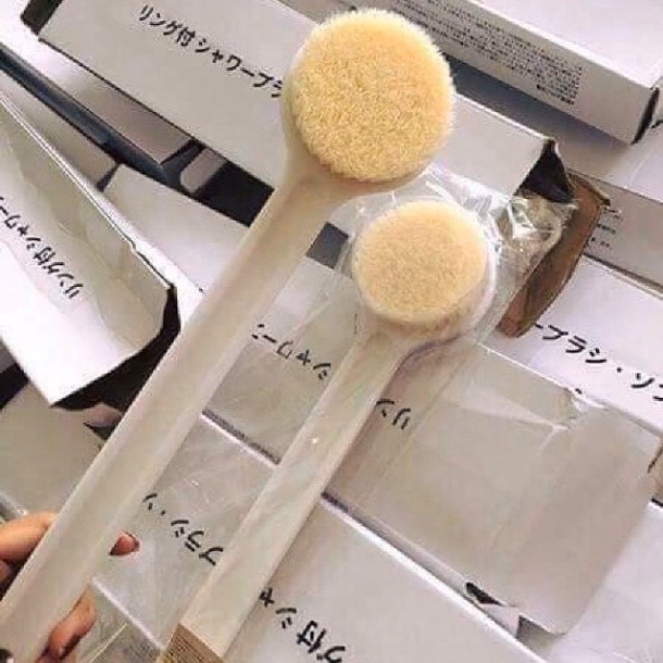 Bàn Chải Cọ Lưng Khi Tắm Nhật Bản Muji Hàng Loại 1 Có Hộp Cao Cấp Gd122 - Lady'S Passion - Ảnh 2