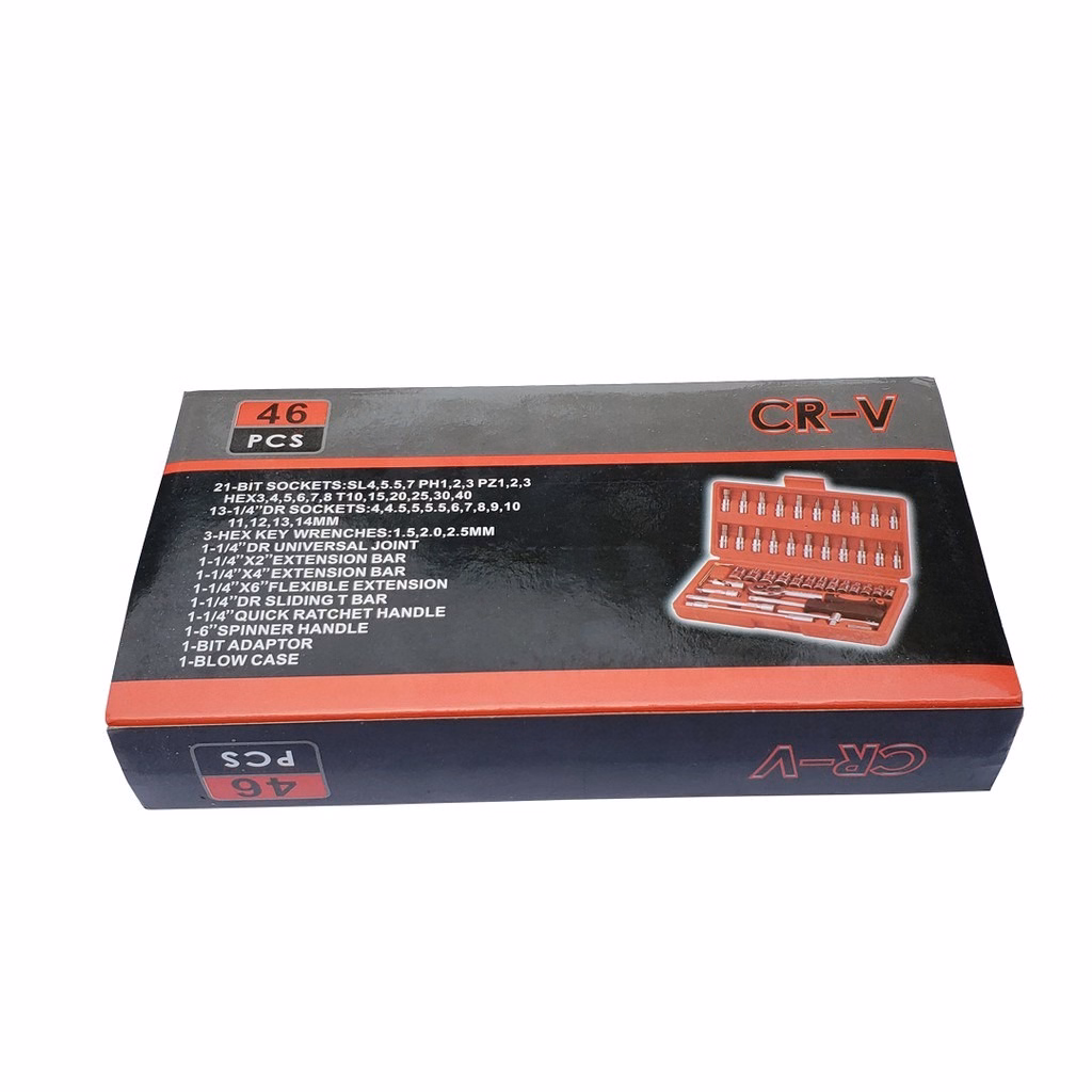 Bộ Dụng Cụ Mở Bu Lông Ốc Vít, Sửa Chữa Ô Tô Xe Máy, Đa Năng 46 Chi Tiết Gd126 - Lady'S Passion - Ảnh 4