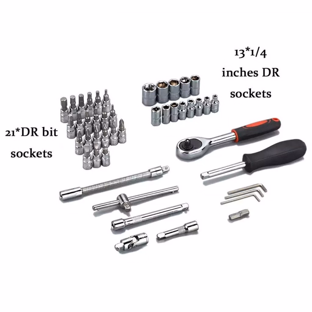 Bộ Dụng Cụ Mở Bu Lông Ốc Vít, Sửa Chữa Ô Tô Xe Máy, Đa Năng 46 Chi Tiết Gd126 - Lady'S Passion - Ảnh 6