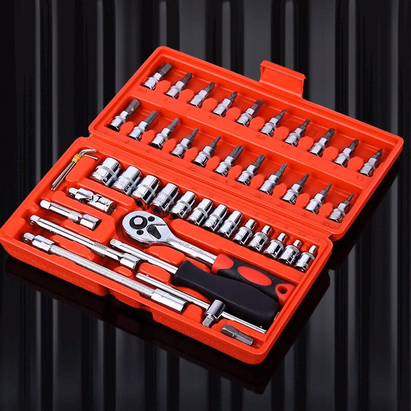 Bộ Dụng Cụ Mở Bu Lông Ốc Vít, Sửa Chữa Ô Tô Xe Máy, Đa Năng 46 Chi Tiết Gd126 - Lady'S Passion - Ảnh 13