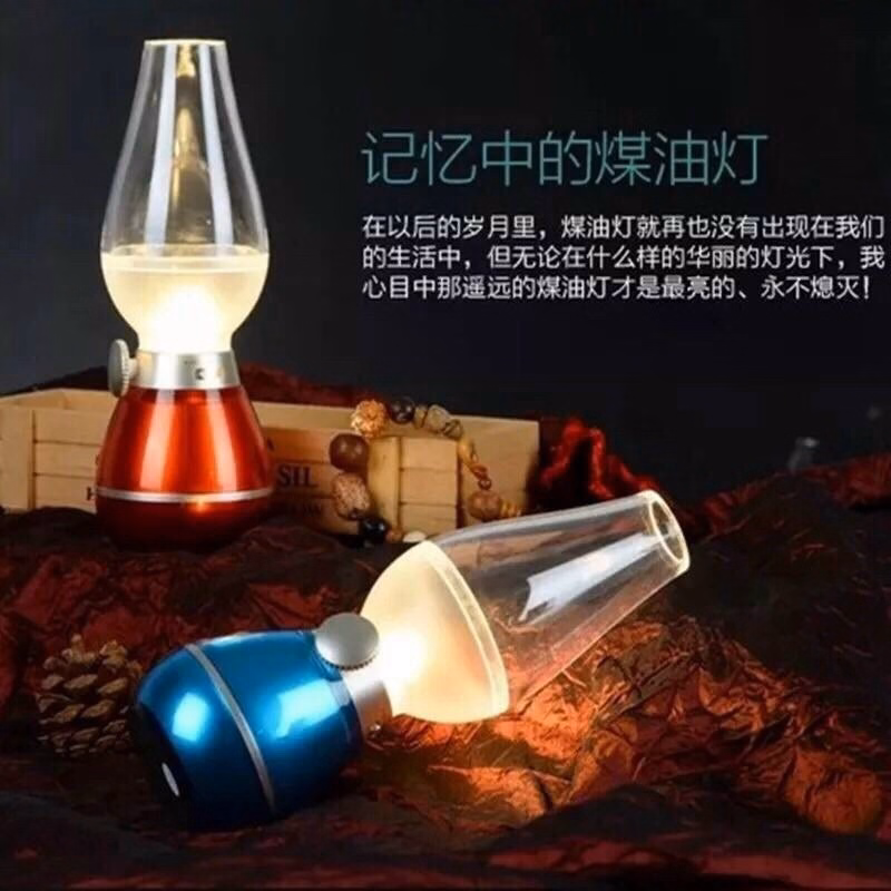 Đèn Dầu Không Khói Thổi Khi Bật, Tắt Phong Cách Cổ Điển Sang Trọng Gd143 - Lady'S Passion - Ảnh 2
