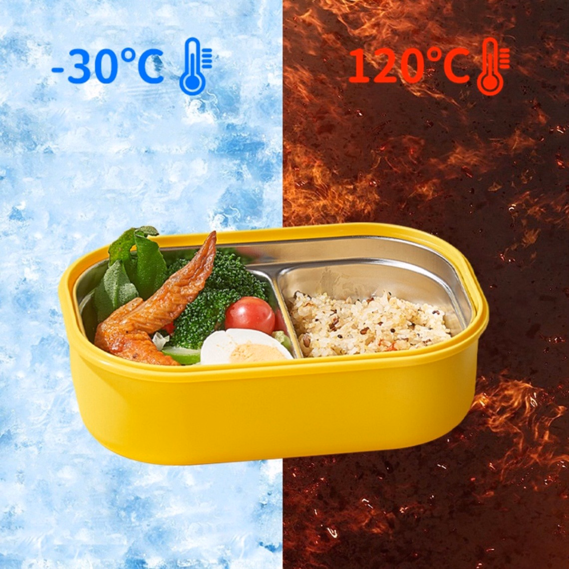 Hộp Cơm Inox 2 Ngăn Hính Thú - Gdn - Ảnh 5