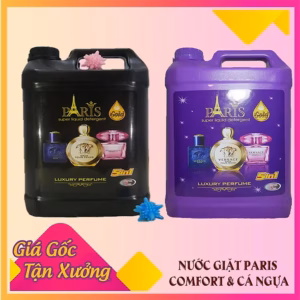 Thùng 4 Can ( 5L/Can) Nước Giặt Hương Nước Hoa Đậm Đặc Paris Ctb171 - Bechip