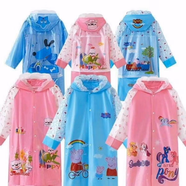 Áo Mưa Trẻ Em Cao Cấp Hình Thú Đáng Yêu Cho Bé 4 Đến10 Tuổi Gd167 - Lady'S Passion - Ảnh 3