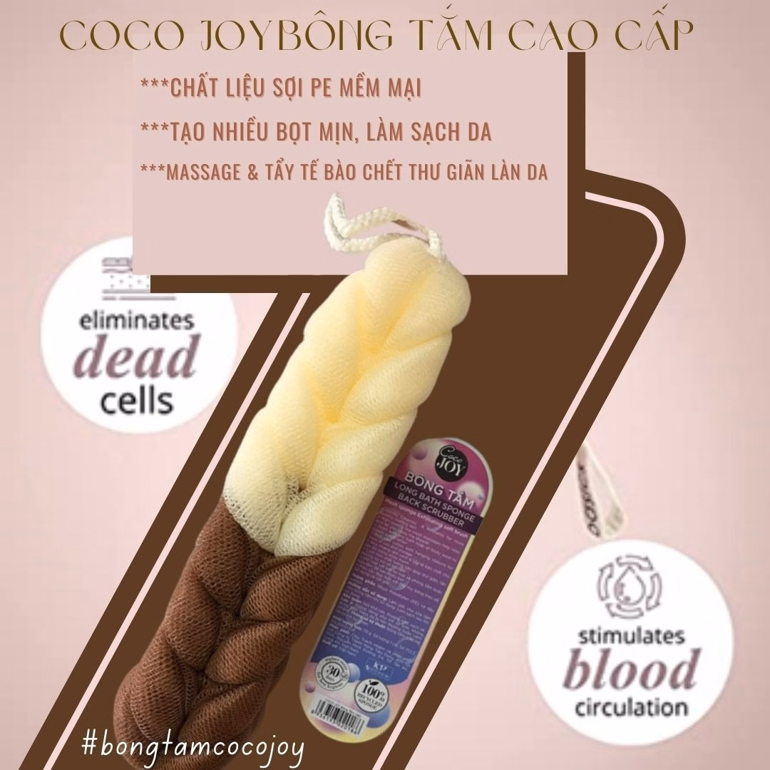 Bông Tắm Dài Mềm Mại - Coco Joy - Ảnh 2