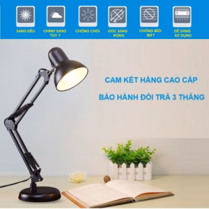 Đèn Bàn Học, Làm Việc Xoay Gấp 360 Độ Có Chân Kẹp Bàn Pixar (Đèn Không Kèm Bóng) Gd176 - Lady'S Passion
