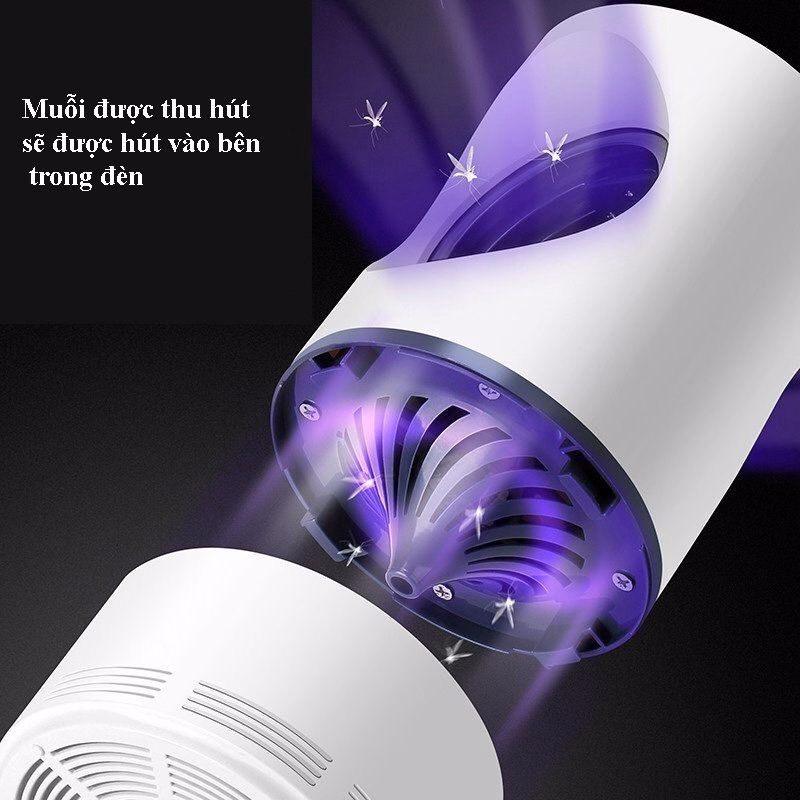 Đèn Bắt Muỗi Zun Yuan Ym - Silver - Ảnh 3