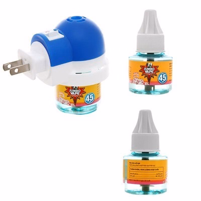 Bộ Chất Xông Duỗi Muỗi Jumbo Vape Bình 34Ml Bảo Vệ 45 Ngày-Gdn - Ảnh 2