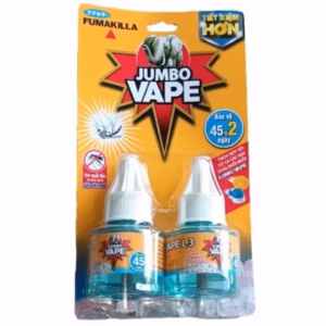 Bộ Chất Xông Duỗi Muỗi Jumbo Vape Bình 34Ml Bảo Vệ 45 Ngày-Gdn