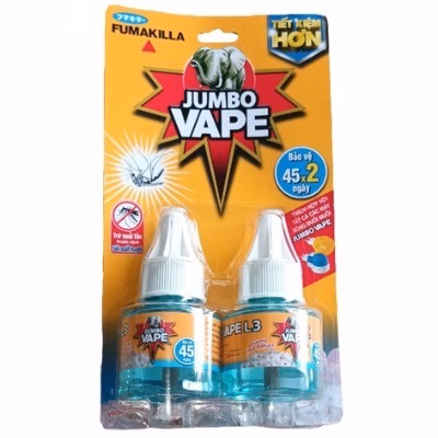 Bộ Chất Xông Duỗi Muỗi Jumbo Vape Bình 34Ml Bảo Vệ 45 Ngày-Gdn - Ảnh 4