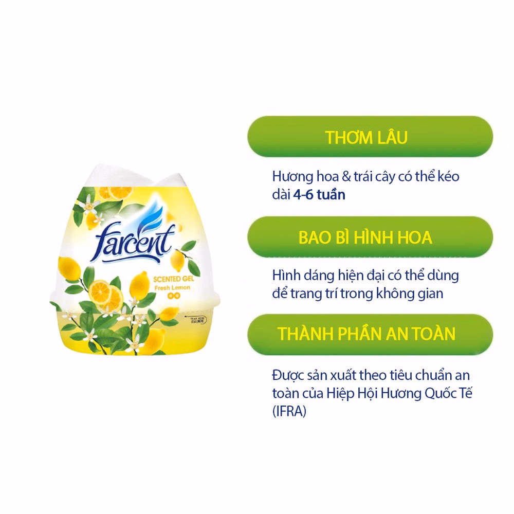 Combo 3 Hộp Sáp Thơm Farcent 200G - Farcent - Ảnh 2