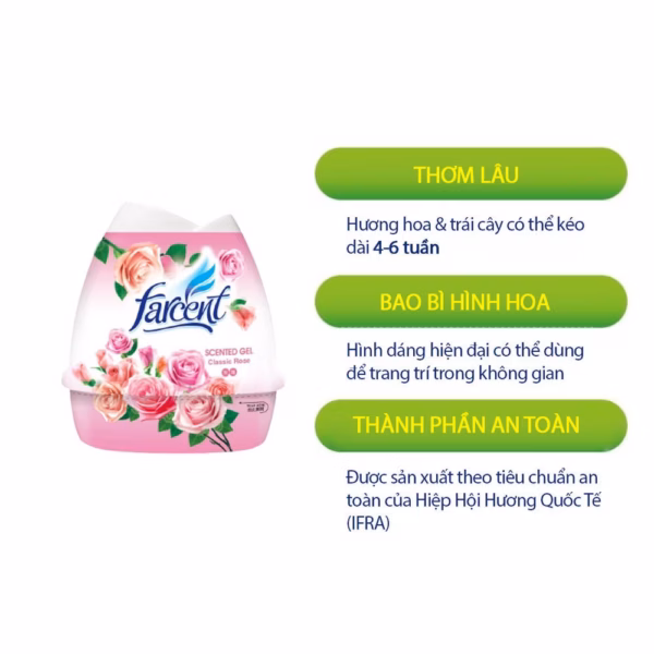Combo 3 Hộp Sáp Thơm Farcent 200G - Farcent - Ảnh 4