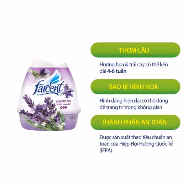 Combo 3 Hộp Sáp Thơm Farcent 200G - Farcent - Ảnh 3