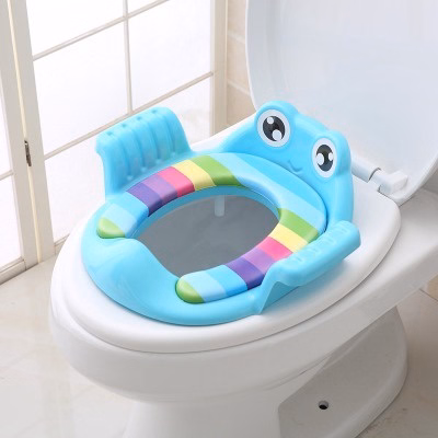 Dụng Cụ Thu Nhỏ Bồn Cầu Cho Bé Hình Chú Ếch Có Tay Vịn - Gdn - Ảnh 2