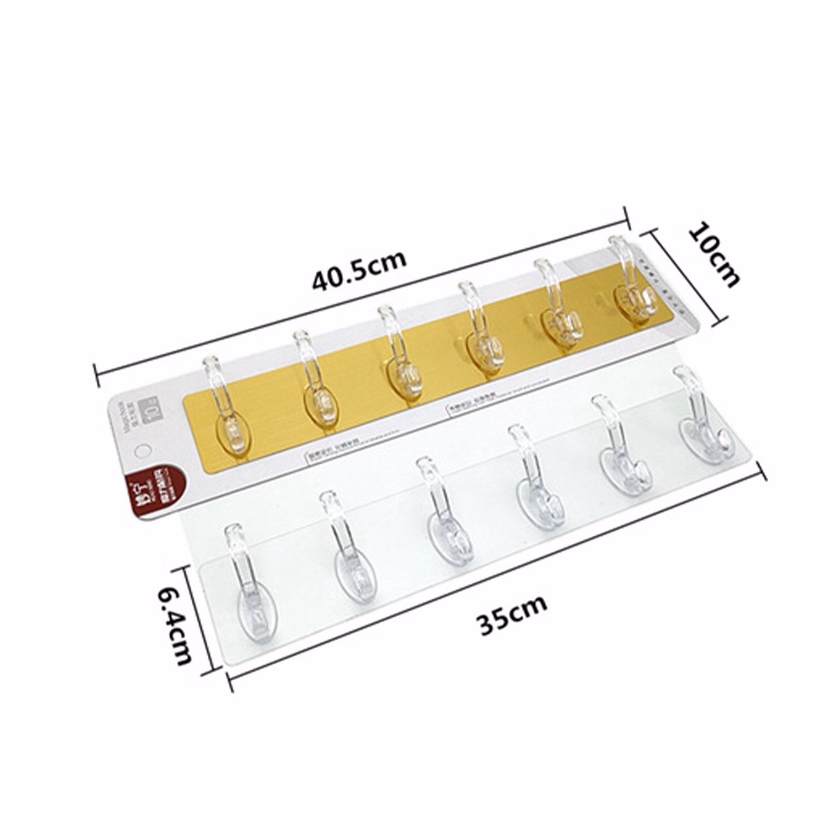 Dính Tường Nhôm 6 Móc - Su - Ảnh 4