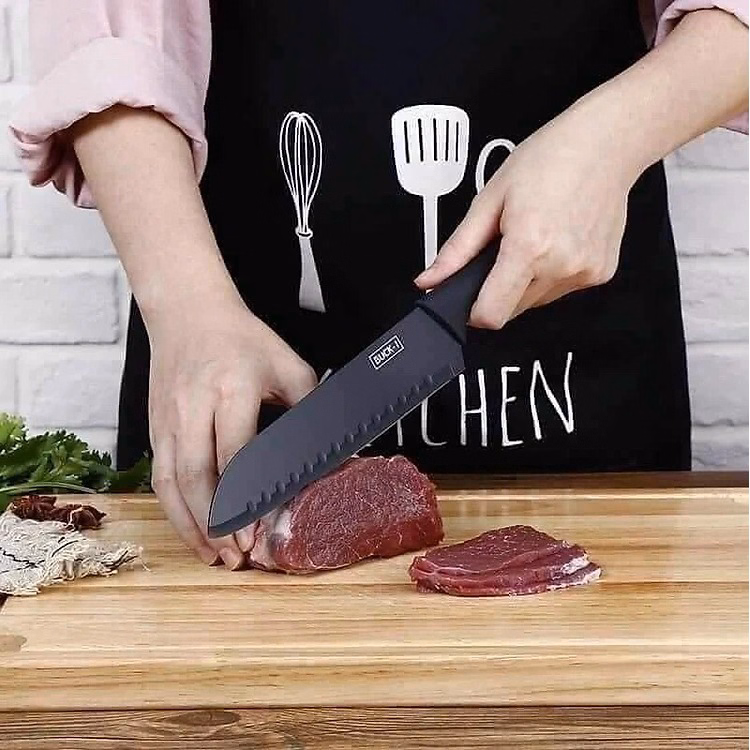 Bộ Dao 5 Món Nhật Bản Thép Hợp Kim Chống Gỉ Siêu Sắc Tiện Lợi Cbt235 - Bechip - Ảnh 4