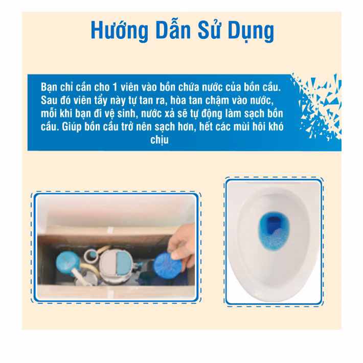 Túi 10 Viên Thả Bồn Cầu Khử Khuẩn Ctb236 - Bechip - Ảnh 12