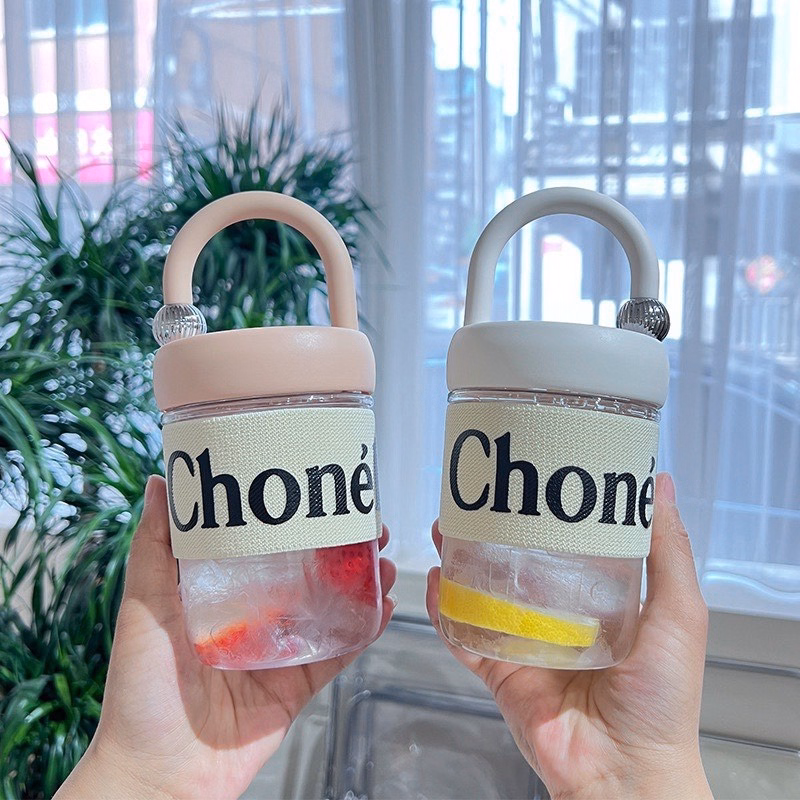 Bình Nước Chonel/Fashion Có Tay Cầm 450Ml - Su - Ảnh 4