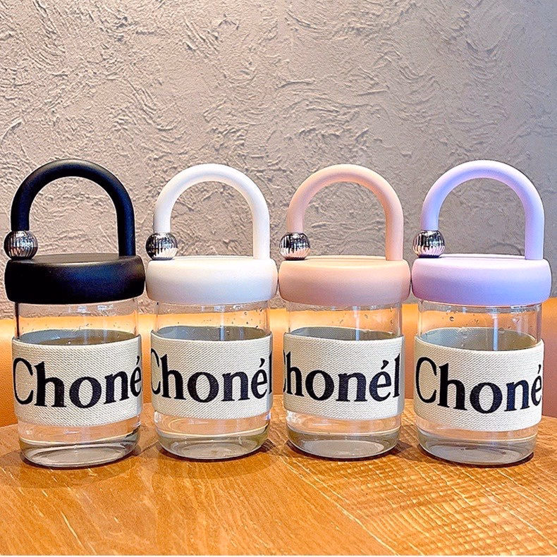 Bình Nước Chonel/Fashion Có Tay Cầm 450Ml - Su - Ảnh 2