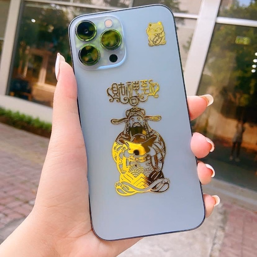 Miếng Dán Điện Thoại Thần Tài May Mắn - Thắng Giang - Ảnh 3