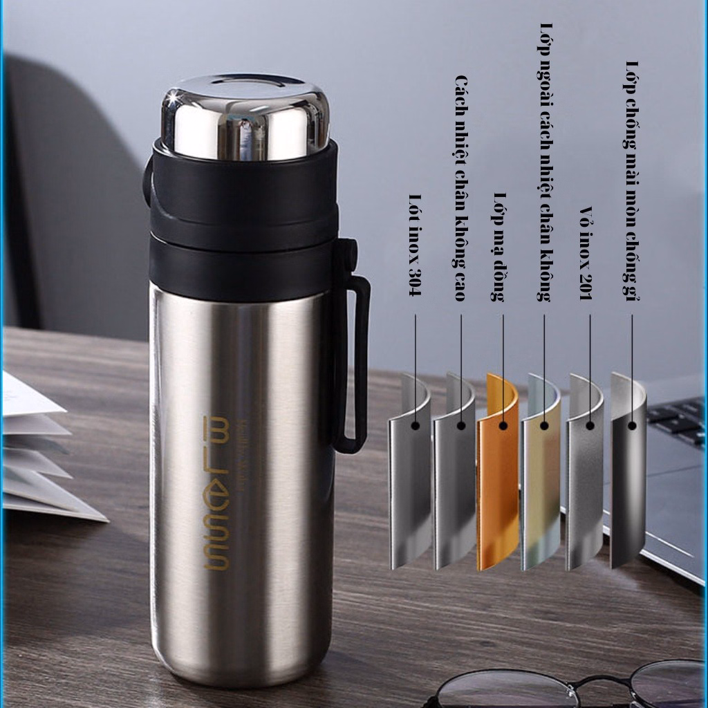 Bình Giữ Nhiệt Inox Bless 500Ml - Gdn - Ảnh 5
