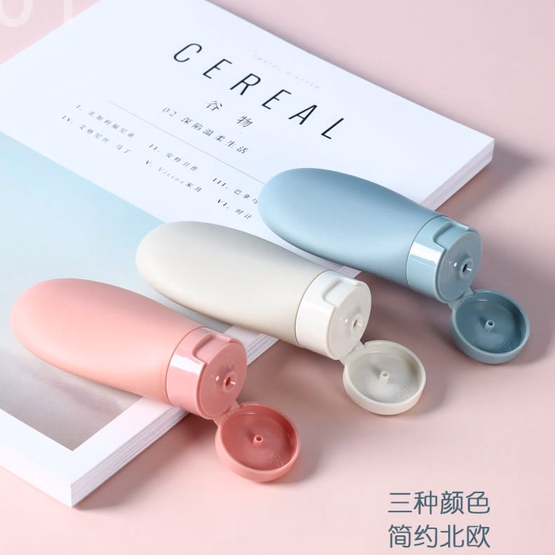 Set 3 Lọ Chiết Mỹ Phẩm, Dầu Gội, Sữa Tắm Có Túi Zip - Gdn