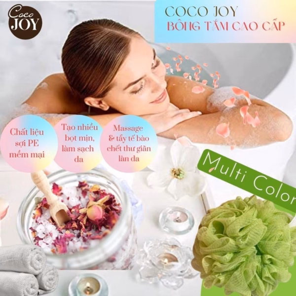 Bông Tắm Tròn Mềm Mại - Cocojoy - Ảnh 3