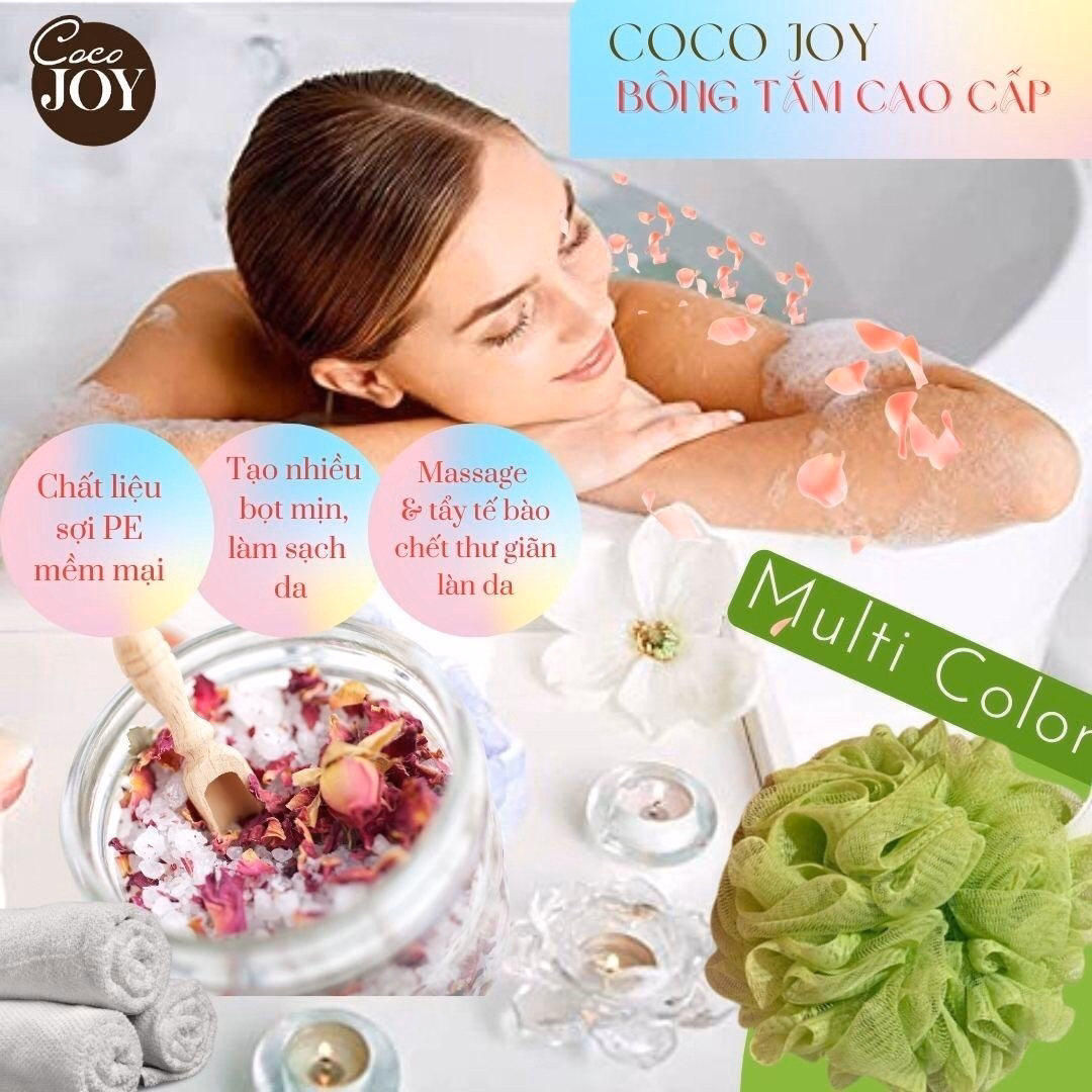 Bông Tắm Tròn Mềm Mại - Cocojoy - Ảnh 3