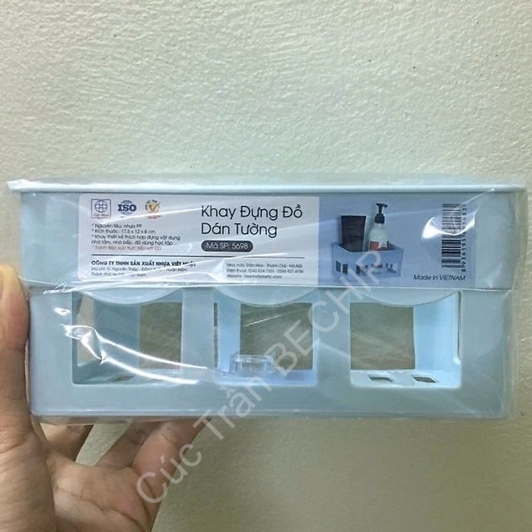Khay Đựng Đồ Dán Tường Đa Năng Việt Nhật Ctb242 - Bechip - Ảnh 10