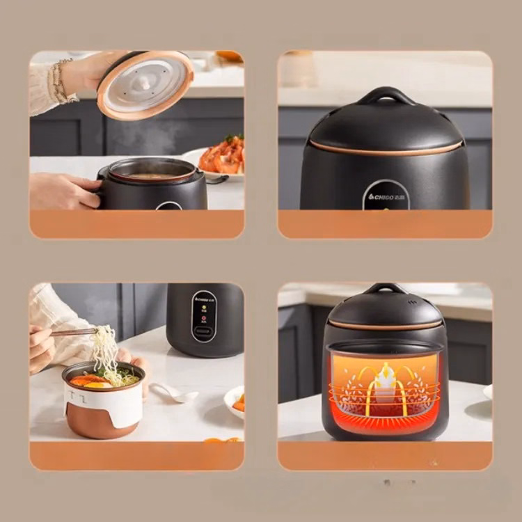 Nồi Cơm Điện Mini Chigo Kiểu Nhật 1.2L - Su - Ảnh 7