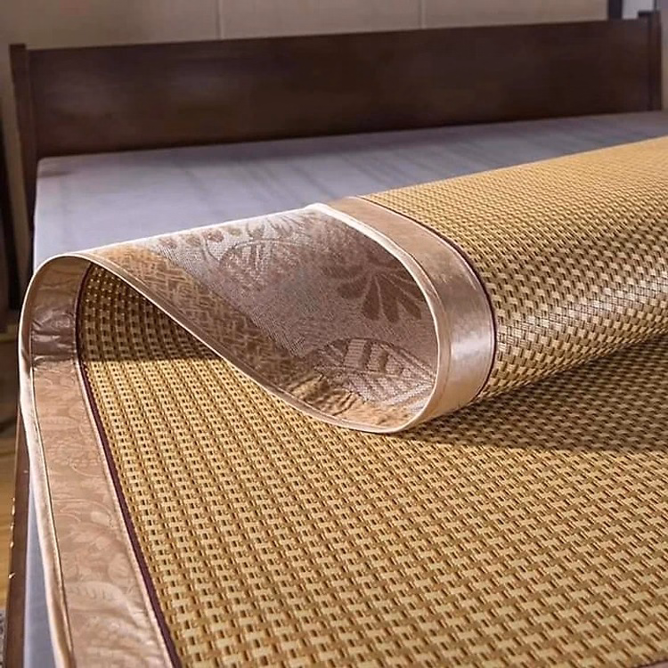 Chiếu Mây Điều Hòa Mây Hoa Long, Viền Lụa Cao Cấp, Tặng Kèm 2 Vỏ Gối Ctb229 - Bechip - Ảnh 10