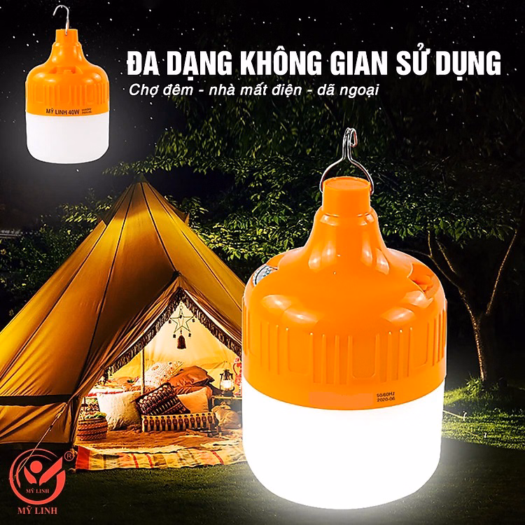 Bóng Đèn Tích Điện, Đèn Tích Điện Có Móc Treo Tiện Lợi Loại To, Công Suất 150W Ctb224 – Bechip - Ảnh 8