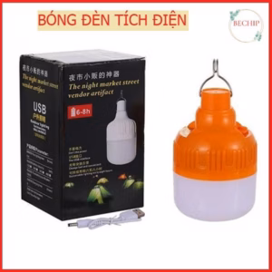 Bóng Đèn Tích Điện, Đèn Tích Điện Có Móc Treo Tiện Lợi Loại To, Công Suất 150W Ctb224 – Bechip